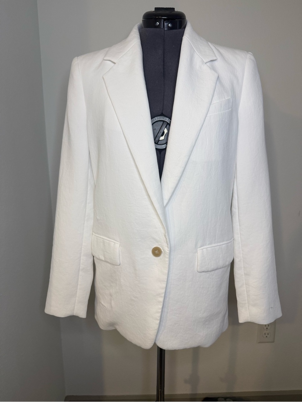 Aritzia Wilfred Generation Blazer Crepette - White 00
